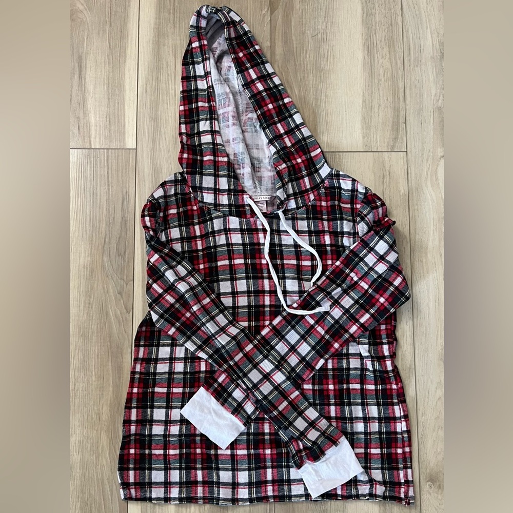 Victoria’s Secret Waffle Knit Long Sleeve Hoodie
